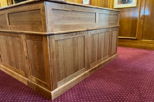 Mahogany Reception Desk